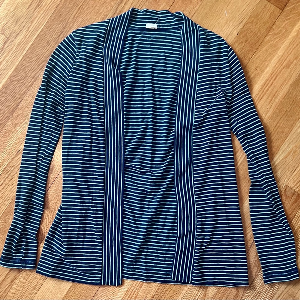 J. Crew Striped Cardigan